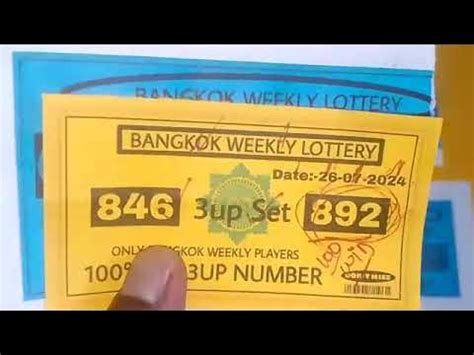bangkok lottery result|Bangkok Lottery .